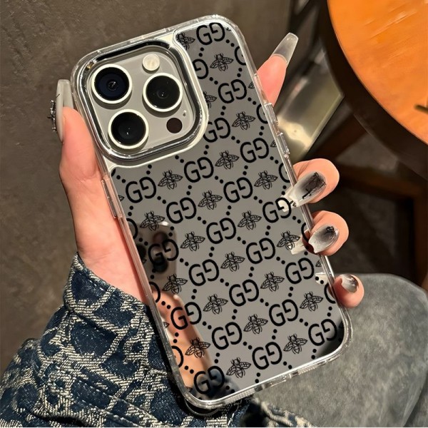 Gucci グッチブランドiphone 18 Pro max 16 17 pro 15 plus 16 pro max 17eケースiphone 18/17Pro/16/14 pro/15 pro max 16 plus 17 17eカバー ストラップ付 カード入れiphone 18pro max/16 17 pro air 14 15 16 plus 17ケースカバースタンド付きセレブ愛用全機種対応ハイブランドケース パロディ