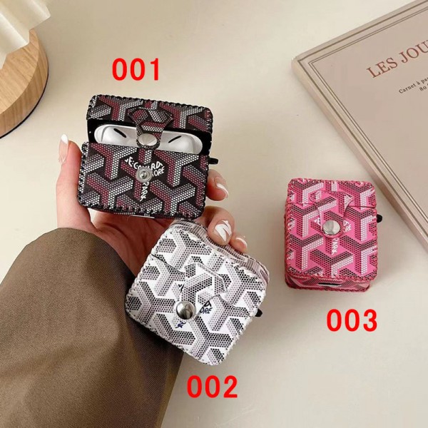 Goyard ゴヤールハイブランド  AirPods1/2/3 Pro2ケースカバー 耐衝撃 エアーポッズプロ2ケース エアーポッズ プロ2 3/2/1ケースブランド Air Pods Pro2ケース