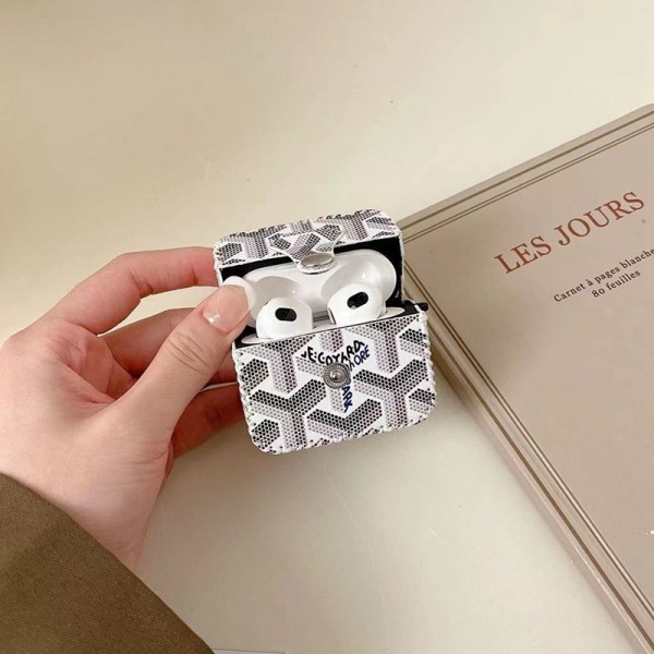 Goyard ゴヤールハイブランド  AirPods1/2/3 Pro2ケースカバー 耐衝撃 エアーポッズプロ2ケース エアーポッズ プロ2 3/2/1ケースブランド Air Pods Pro2ケース