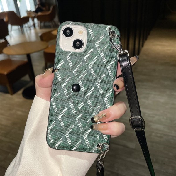 Goyard ゴヤールブランドiphone 16 14 plus 15 pro maxケースiphone 14 15 16 plusケースカバースタンド付き韓国風セレブ愛用 iphone 16 15 アイフォン 15 14 13pro maxケース ジャケットスマホケース コピーiphone16 15 14/13 pro max スマホケース コピー