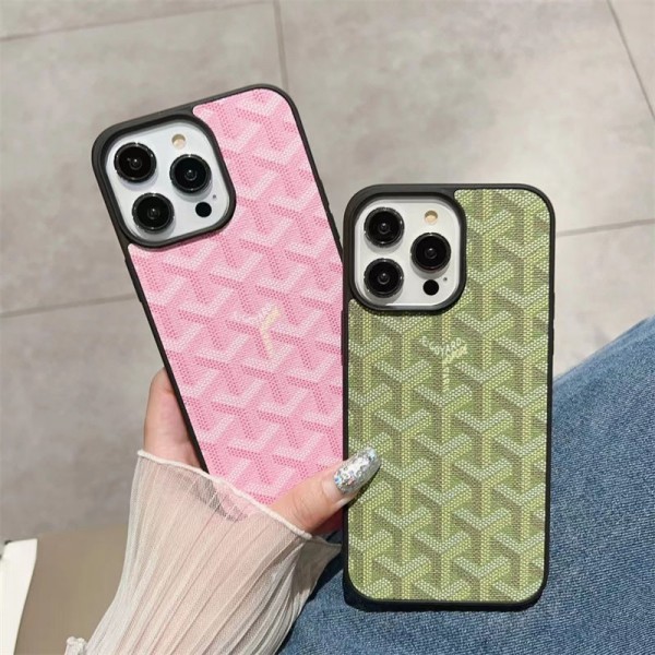 Goyard ゴヤールiphone 17Pro/16/14 pro/15 pro max 16 plus カバー ストラップ付 カード入れiphone16 17 pro air 14 15 16 plusケースカバースタンド付き韓国風セレブ愛用 iphone 16 15 17 air アイフォン17 16 15 14 13pro maxケース ジャケットスマホケース コピーiphone17 air 16 15 14/13 pro max スマホケース コピー