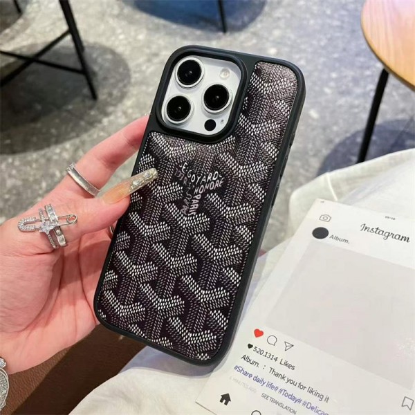 Goyard ゴヤールおしゃれiphone 17 air 16  pro max 15 14 ケース 手帳型バッグ型iphone16 17 pro air 14 15 16 plusケースカバースタンド付きセレブ愛用全機種対応ハイブランドケース パロディiphone17 air 16 15 14/13 pro max スマホケース コピー