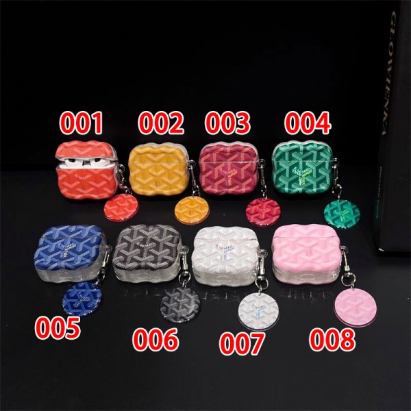 Goyard ゴヤールハイブランド  AirPods4 3 pro3 2ケースストラップ airpods4カバー 耐衝撃 エアーポッズ4プロ2ケース 激安 ブランド エアーポッズ4 プロ2 3/2/1ケースブランド AirPods 4/3 Pro2/proケース メンズレディーズ