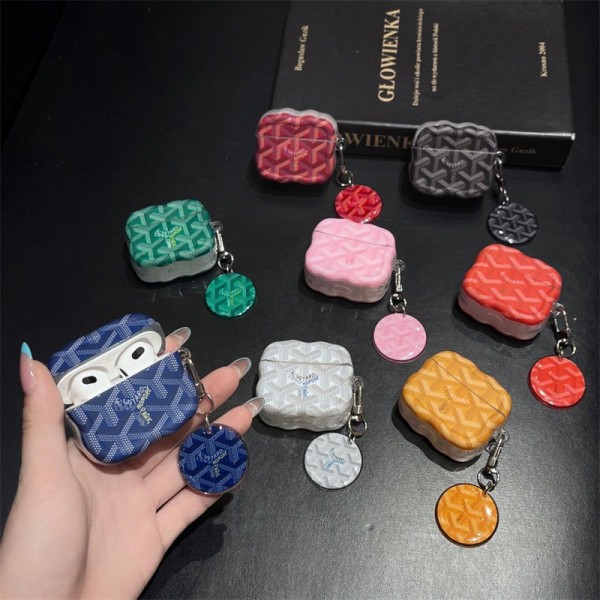 Goyard ゴヤールハイブランド  AirPods4 3 pro3 2ケースストラップ airpods4カバー 耐衝撃 エアーポッズ4プロ2ケース 激安 ブランド エアーポッズ4 プロ2 3/2/1ケースブランド AirPods 4/3 Pro2/proケース メンズレディーズ