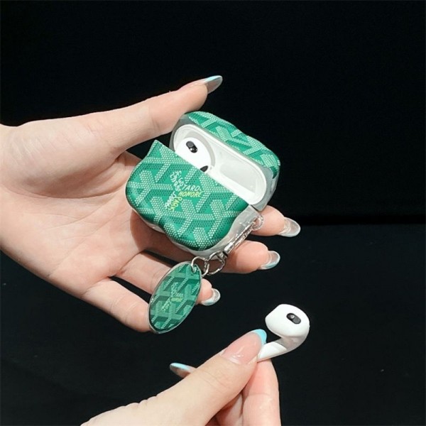 Goyard ゴヤールハイブランド  AirPods4 3 pro3 2ケースストラップ airpods4カバー 耐衝撃 エアーポッズ4プロ2ケース 激安 ブランド エアーポッズ4 プロ2 3/2/1ケースブランド AirPods 4/3 Pro2/proケース メンズレディーズ
