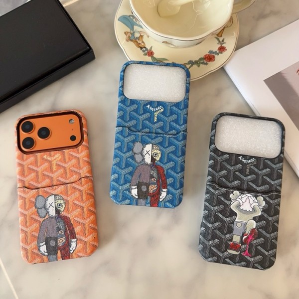 Goyard ゴヤールブランドiphone 16 17 pro 15 plus 16 pro maxケースハイブランド アイフォン16 plus15 14+ 16 17pro max カバーレディースメンズ激安おしゃれiphone 17 air 16  pro max 15 14 13 12 ケース 手帳型バッグ型セレブ愛用全機種対応ハイブランドケース パロディ