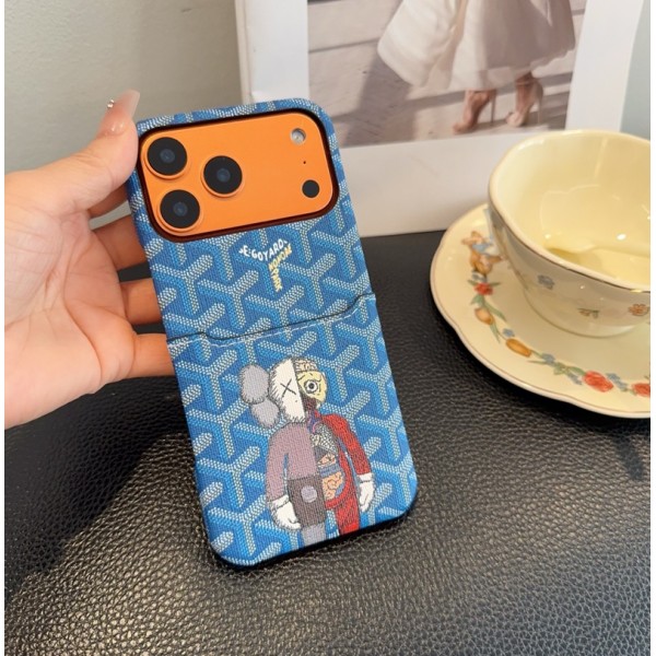Goyard ゴヤールブランドiphone 16 17 pro 15 plus 16 pro maxケースハイブランド アイフォン16 plus15 14+ 16 17pro max カバーレディースメンズ激安おしゃれiphone 17 air 16  pro max 15 14 13 12 ケース 手帳型バッグ型セレブ愛用全機種対応ハイブランドケース パロディ