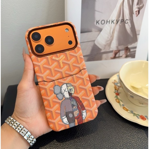Goyard ゴヤールブランドiphone 16 17 pro 15 plus 16 pro maxケースハイブランド アイフォン16 plus15 14+ 16 17pro max カバーレディースメンズ激安おしゃれiphone 17 air 16  pro max 15 14 13 12 ケース 手帳型バッグ型セレブ愛用全機種対応ハイブランドケース パロディ