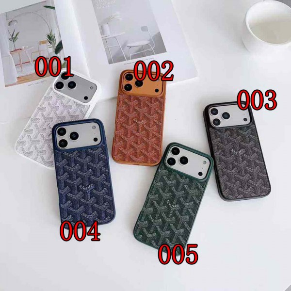 Goyard ゴヤールブランドiphone 16 17 pro 15 plus 16 pro maxケースハイブランド アイフォン16 plus15 14+ 16 17pro max カバーレディースメンズ激安iphone16 17 pro air 14 15 16 plusケースカバースタンド付きiphone17 air 16 15 14/13 pro max スマホケース コピー