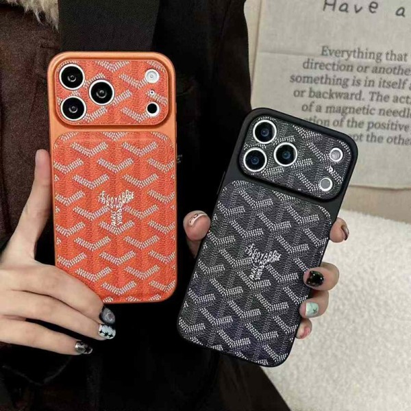 Goyard ゴヤールブランドiphone 16 17 pro 15 plus 16 pro maxケースハイブランド アイフォン16 plus15 14+ 16 17pro max カバーレディースメンズ激安iphone 17Pro/16/14 pro/15 pro max 16 plus カバー ストラップ付 カード入れiphone16 17 pro air 14 15 16 plusケースカバースタンド付き