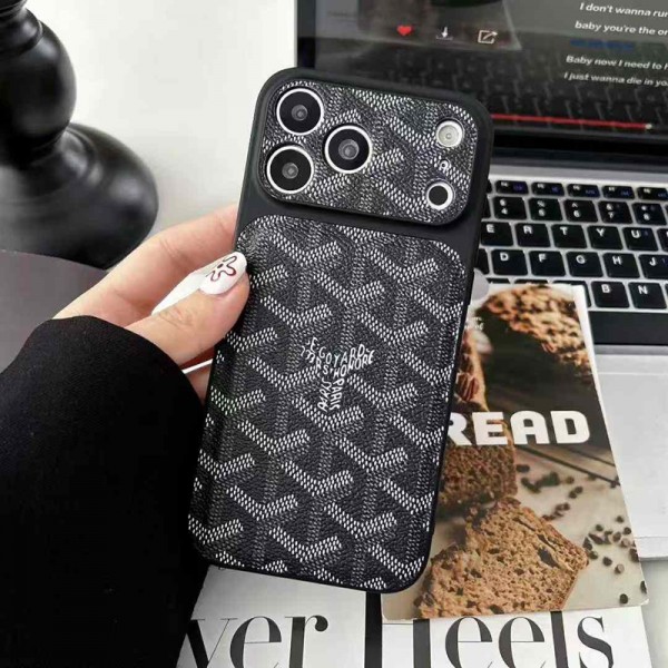 Goyard ゴヤールブランドiphone 16 17 pro 15 plus 16 pro maxケースハイブランド アイフォン16 plus15 14+ 16 17pro max カバーレディースメンズ激安iphone 17Pro/16/14 pro/15 pro max 16 plus カバー ストラップ付 カード入れiphone16 17 pro air 14 15 16 plusケースカバースタンド付き