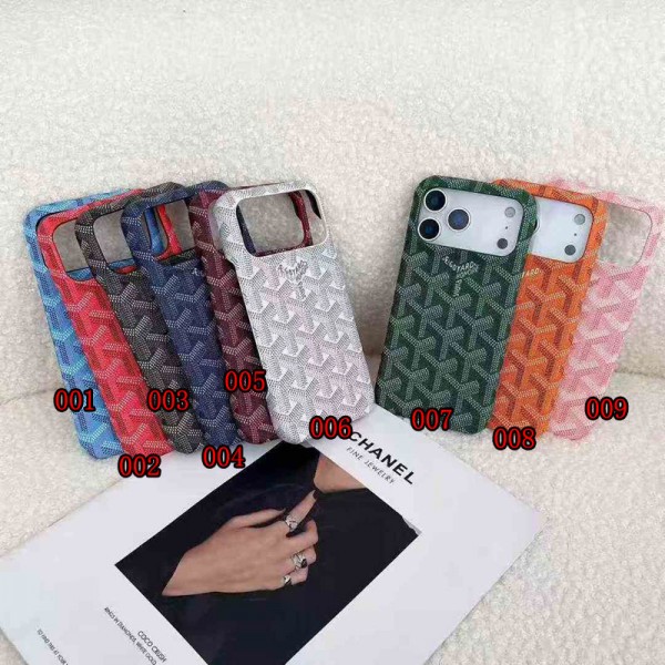 Goyard ゴヤールiphone 17Pro/16/14 pro/15 pro max 16 plus カバー ストラップ付 カード入れ韓国風セレブ愛用 iphone 16 15 17 air アイフォン17 16 15 14 13pro maxケース ジャケットスマホケース コピーセレブ愛用全機種対応ハイブランドケース パロディiphone17 air 16 15 14/13 pro max スマホケース コピー