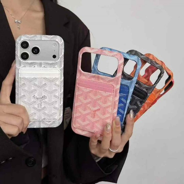 Goyard ゴヤールハイブランド アイフォン17air 16  pro max 15 17eカバーギャラクシー s24 ultra s26 s25plusケースレディースメンズ激安iphone17pro max/16 15/14 pro 17e galaxy s26 + s25 ultra s24 plusカバー ストラップ付 カード入れ韓国風セレブ愛用 ギャラクシーs26 s24 s23 ultra s25 アイフォン16 15 14 17pro max ケース コピーセレブ愛用