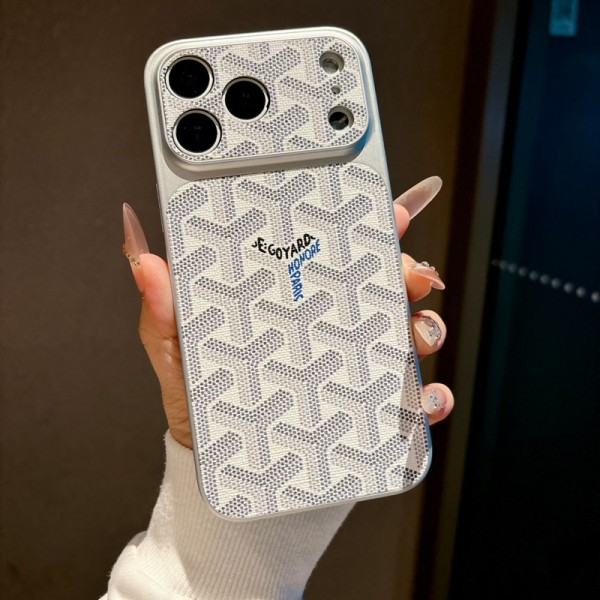 Goyard ゴヤールブランドiphone 16 17 pro 15 plus 16 pro max 17eケースiphone 17Pro/16/14 pro/15 pro max 16 plus 17 17eカバー ストラップ付 カード入れ韓国風セレブ愛用 iphone 17e 16 15 17 air アイフォン17 16 15 14 13pro maxケース ジャケットスマホケース コピーセレブ愛用全機種対応ハイブランドケース パロディ