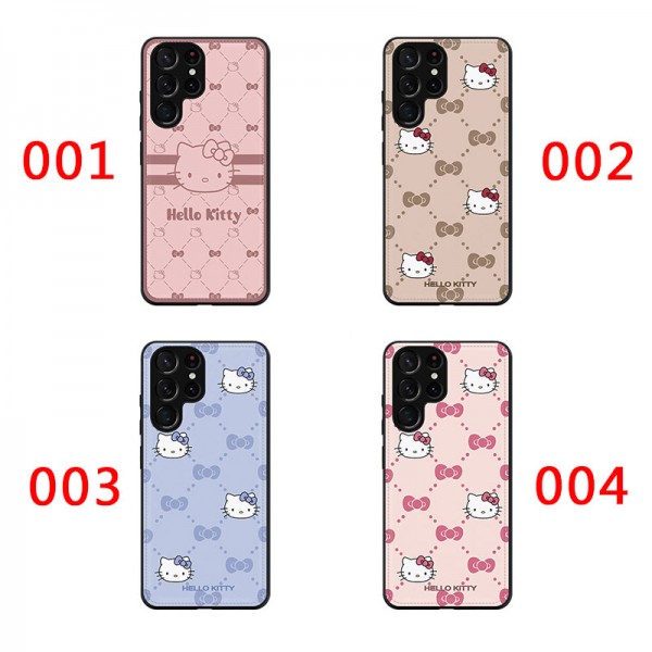 ブランドHelloKitty iphone13Pro max/13Pro/13スマホケース 癒し系 ブランドハローキティ ギャラクシーS22/S22+/S22 Ultraカバー アニメ 乙女 可愛い Sanrioブランド アイフォン12プロ マックス/12プロ/12ケース