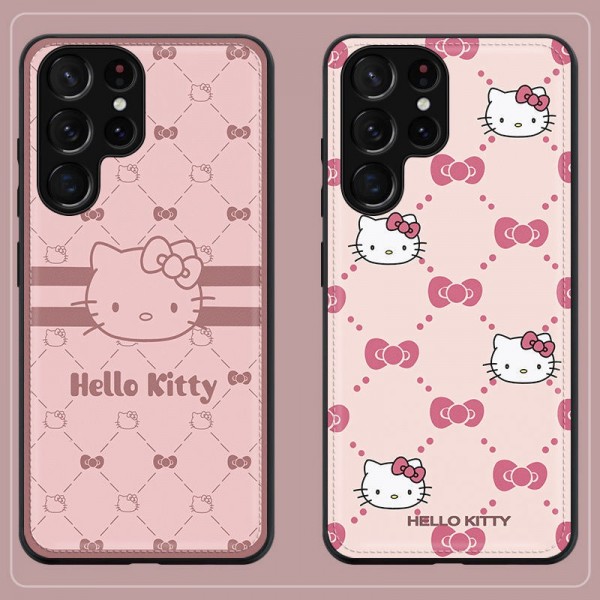 ブランドHelloKitty iphone13Pro max/13Pro/13スマホケース 癒し系 ブランドハローキティ ギャラクシーS22/S22+/S22 Ultraカバー アニメ 乙女 可愛い Sanrioブランド アイフォン12プロ マックス/12プロ/12ケース