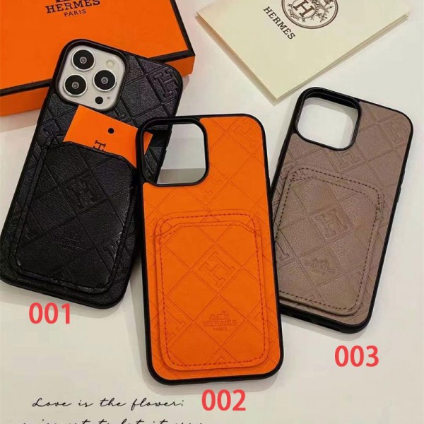 Hermes エルメスブランドiphone 16 17 pro 15 plus 16 pro maxケースiphone 17Pro/16/14 pro/15 pro max 16 plus カバー ストラップ付 カード入れiphone16 17 pro air 14 15 16 plusケースカバースタンド付きiphone17 air 16 15 14/13 pro max スマホケース コピー