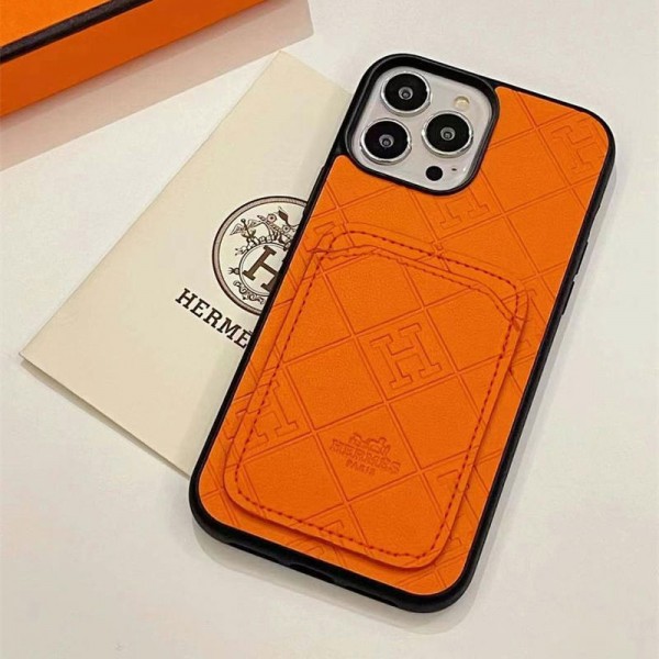 Hermes エルメスブランドiphone 16 17 pro 15 plus 16 pro maxケースiphone 17Pro/16/14 pro/15 pro max 16 plus カバー ストラップ付 カード入れiphone16 17 pro air 14 15 16 plusケースカバースタンド付きiphone17 air 16 15 14/13 pro max スマホケース コピー