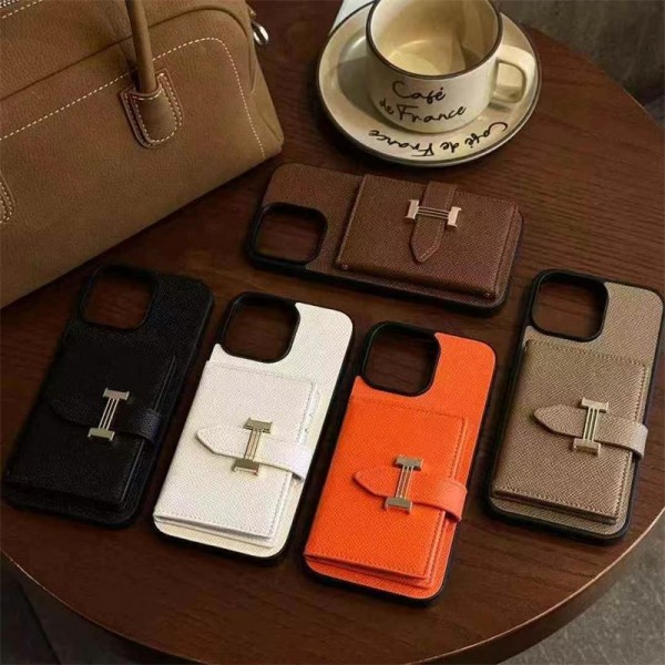 Hermes エルメスおしゃれiphone 17 air 16  pro max 15 14 13 12 ケース 手帳型バッグ型iphone 17Pro/16/14 pro/15 pro max 16 plus カバー ストラップ付 カード入れiphone16 17 pro air 14 15 16 plusケースカバースタンド付きセレブ愛用全機種対応ハイブランドケース パロディ