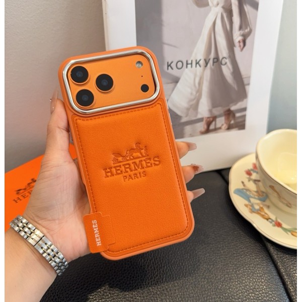 Hermes エルメスおしゃれiphone 17 air 16  pro max 15 14 13 12 ケース 手帳型バッグ型iphone 17Pro/16/14 pro/15 pro max 16 plus カバー ストラップ付 カード入れセレブ愛用全機種対応ハイブランドケース パロディiphone17 air 16 15 14/13 pro max スマホケース コピー