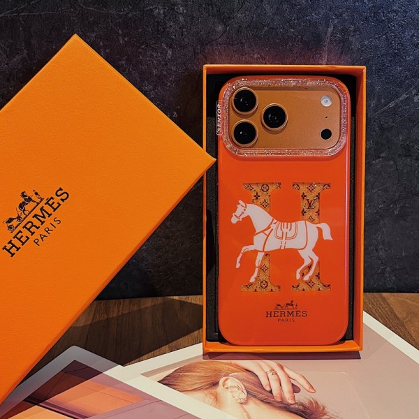 Hermes エルメスiphone 17Pro/16/14 pro/15 pro max 16 plus カバー ストラップ付 カード入れiphone16 17 pro air 14 15 16 plusケースカバースタンド付き韓国風セレブ愛用 iphone 16 15 17 air アイフォン17 16 15 14 13pro maxケース ジャケットスマホケース コピーiphone17 air 16 15 14/13 pro max スマホケース コピー
