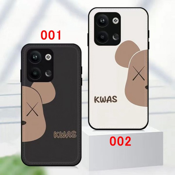 Kaws カウズハイブランド アイフォン14 15+ ギャラクシー s23 ultra s23 plus レディースメンズ激安iphone 15/14 proカバー ストラップ付 カード入れsamsung s22 s23 ultraケースカバースタンド付きセレブ愛用全機種対応ハイブランドケース パロディ