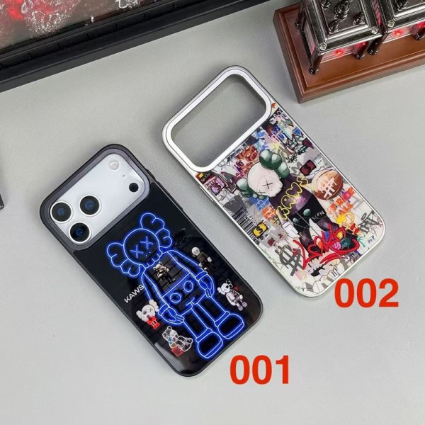 Kaws カウズハイブランド アイフォン16 plus15 14+ 16 17pro max カバーレディースメンズ激安おしゃれiphone 17 air 16  pro max 15 14 13 12 ケース 手帳型バッグ型セレブ愛用全機種対応ハイブランドケース パロディiphone17 air 16 15 14/13 pro max スマホケース コピー