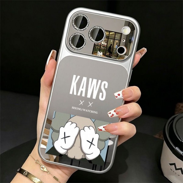 Kaws カウズハイブランド アイフォンair 16 plus 15 14+ 16 17pro max カバーレディースメンズ激安おしゃれiphone 17 air 16  pro max 15 14 13 12 17eケース 手帳型バッグ型セレブ愛用全機種対応ハイブランドケース パロディiphone17 air 16 15 14/13 pro max 17スマホケース コピー
