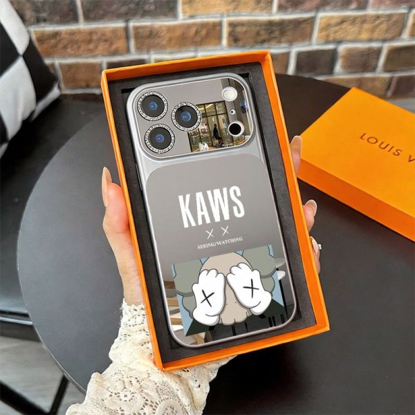 Kaws カウズハイブランド アイフォンair 16 plus 15 14+ 16 17pro max カバーレディースメンズ激安おしゃれiphone 17 air 16  pro max 15 14 13 12 17eケース 手帳型バッグ型セレブ愛用全機種対応ハイブランドケース パロディiphone17 air 16 15 14/13 pro max 17スマホケース コピー