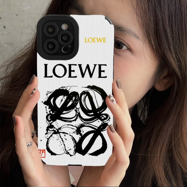 ブランドLOEWE アイフォン14/13Pro max/13Pro/13スマホケース 高品質 書道 ロエベiphone14/13プロ マックス/13プロ/13カバー 耐衝撃 上品ブランドLOEWE iphone12Pro max/12Pro/12携帯ケース 男女兼用