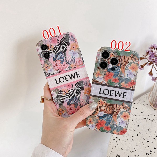 ブランド loewe iphone 13 14 pro max ケース 韓国風セレブ愛用全機種対応ハイブランドケース パロディiphone13/14  pro maxジャケットスマホケース コピー