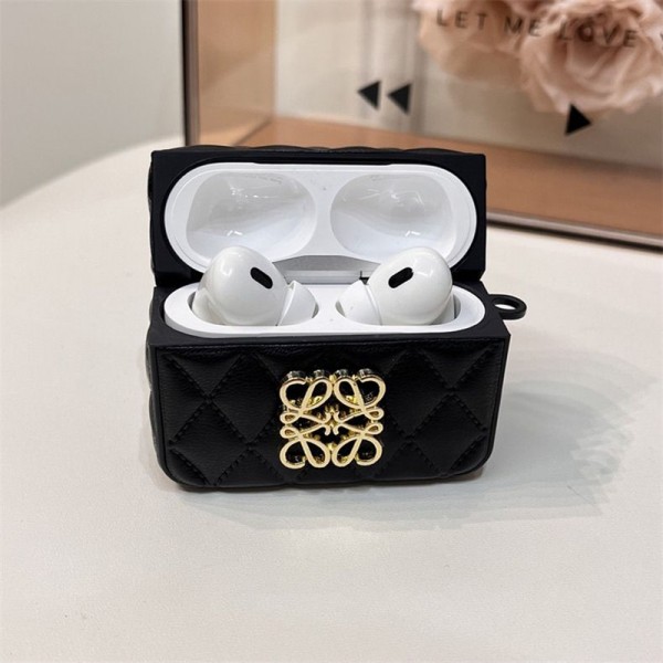 LOEWE ロエベハイブランド AirPods4 3 pro3 2ケースストラップ airpods4カバー 耐衝撃 エアーポッズ4プロ2ケース 激安 ブランド エアーポッズ4 プロ2 3/2/1ケースブランド AirPods 4/3 Pro2/proケース メンズレディーズ
