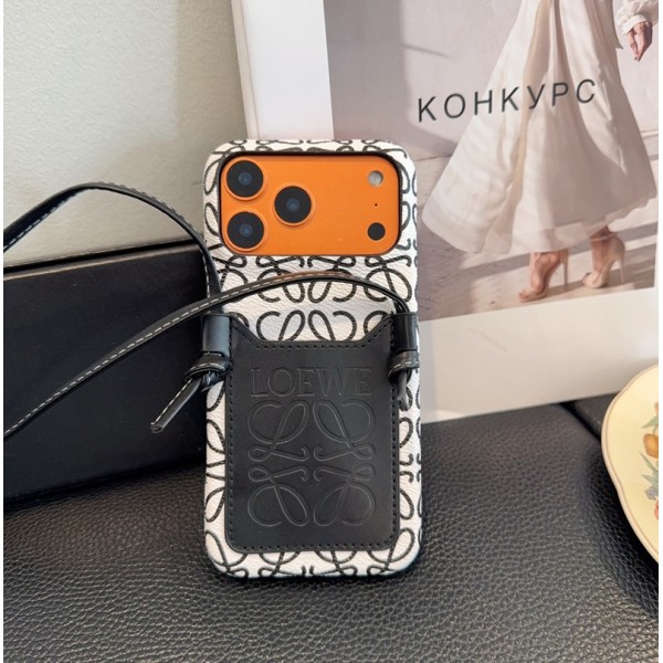 LOEWE ロエベブランドiphone 18 Pro max 16 17 pro 15 plus 16 pro max 17eケースおしゃれiphone 18 17 air 16  pro max 15 14 13 12 17eケース iphone 18/17Pro/16/14 pro/15 pro max 16 plus 17 17eカバー カード入れ韓国風セレブ愛用 iphone 18 17e 16 15 17 air アイフォン17 16 15 14 18pro maxケース