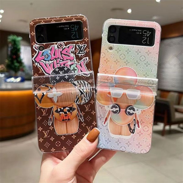 Lv ルイヴィトンブランドgalaxy z flip 5 4 fold5 2023ケース折り畳み可ギャラクシー z fold5 4 3ケース 革製galaxy fold5 4 3 2ケースカバースタンド付きgalaxy z fold 5 4 3スマホケース コピー