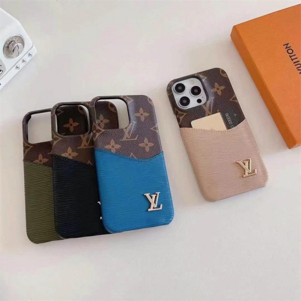 Lv ルイヴィトンブランドiphone 16 15 plus 16 pro maxケースiphone 16/14 pro/15 pro max 16 plus カバー ストラップ付 カード入れiphone16 pro 14 15 16 plusケースカバースタンド付きiphone16 15 14/13 pro max スマホケース コピー