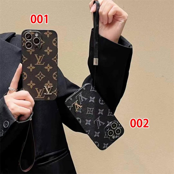 Lv ルイヴィトンブランドiphone 16 15 plus 16 pro maxケースおしゃれiphone 16  pro max15 14 13 12 ケース iphone 16/14 pro/15 pro max 16 plus カバー ストラップ付 カード入れiphone16 pro 14 15 16 plusケースカバースタンド付き