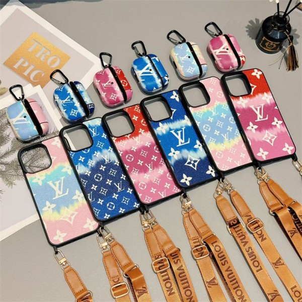 Lv ルイヴィトンおしゃれiphone 17 air 16  pro max 15 14 AIRPODS PRO3 4 3 2 1 ケース 手帳型バッグ型iphone 17Pro/16/14 pro/15 pro max 16 plus カバー ストラップ付 カード入れiphone16 17 pro air 14 15 16 plusケースカバースタンド付きセレブ愛用全機種対応ハイブランドケース パロディ
