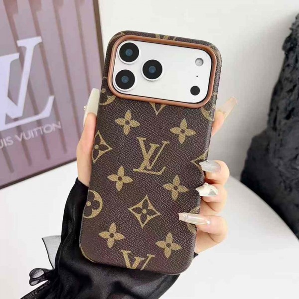 Lv ルイヴィトンブランドiphone 16 17 pro 15 plus 16 pro maxケースiphone 17Pro/16/14 pro/15 pro max 16 plus カバー ストラップ付 カード入れ韓国風セレブ愛用 iphone 16 15 17 air アイフォン17 16 15 14 13pro maxケース ジャケットスマホケース コピーセレブ愛用全機種対応ハイブランドケース パロディ