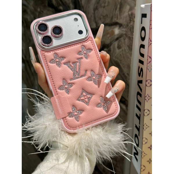 Lv ルイヴィトンハイブランド アイフォン16 plus15 14+ 16 17pro max カバーレディースメンズ激安iphone 17Pro/16/14 pro/15 pro max 16 plus カバー ストラップ付 カード入れセレブ愛用全機種対応ハイブランドケース パロディiphone17 air 16 15 14/13 pro max スマホケース コピー