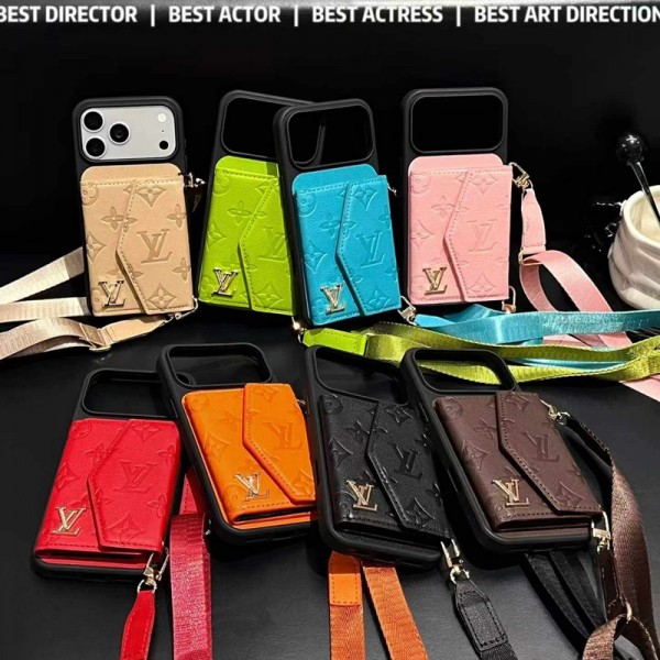 Lv ルイヴィトンブランドiphone 16 17 pro 15 plus 16 pro max 17eケースiphone 17Pro/16/14 pro/15 pro max 16 plus 17 17eカバー ストラップ付 カード入れiphone16 17 pro air 14 15 16 plus 17ケースカバースタンド付きセレブ愛用全機種対応ハイブランドケース パロディ
