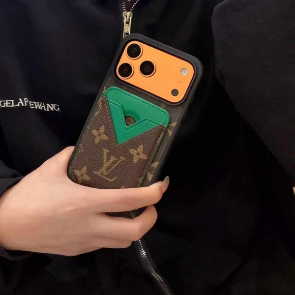 Lv ルイヴィトンiphone 17Pro/16/14 pro/15 pro max 16 plus 17 17eカバー ストラップ付 カード入れiphone16 17 pro air 14 15 16 plus 17ケースカバースタンド付き韓国風セレブ愛用 iphone 17e 16 15 17 air アイフォン17 16 15 14 13pro maxケース ジャケットスマホケース コピーiphone17 air 16 15 14/13 pro max 17スマホケース コピー