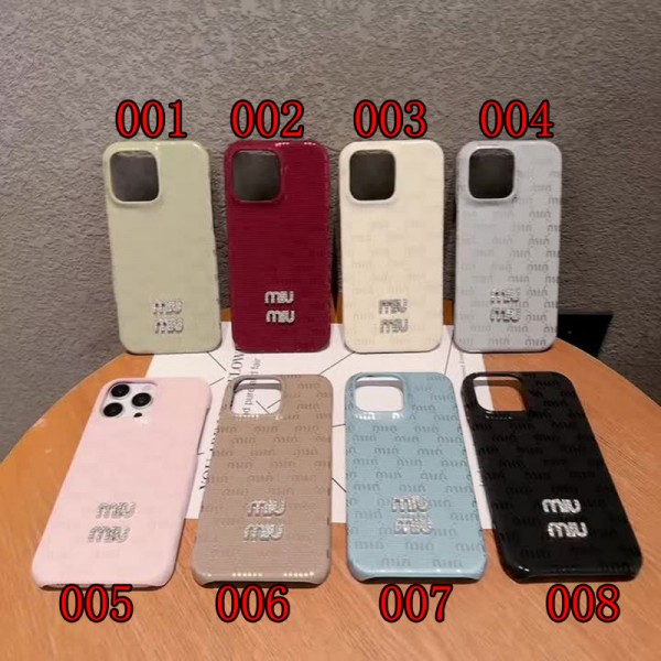 ミュウミュウ MiuMiuブランドiphone 16 17 pro 15 plus 16 pro maxケースハイブランド アイフォン16 plus15 14+ 16 17pro max カバーレディースメンズ激安セレブ愛用全機種対応ハイブランドケース パロディiphone17 air 16 15 14/13 pro max スマホケース コピー