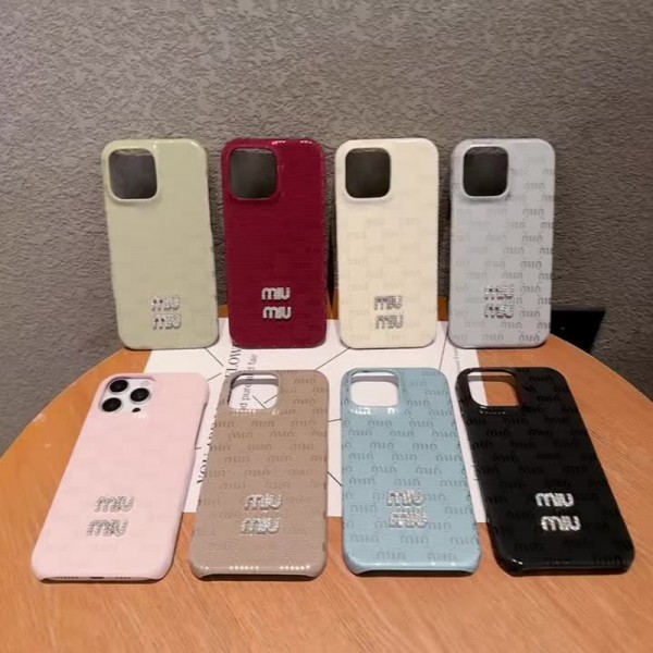 ミュウミュウ MiuMiuブランドiphone 16 17 pro 15 plus 16 pro maxケースハイブランド アイフォン16 plus15 14+ 16 17pro max カバーレディースメンズ激安セレブ愛用全機種対応ハイブランドケース パロディiphone17 air 16 15 14/13 pro max スマホケース コピー