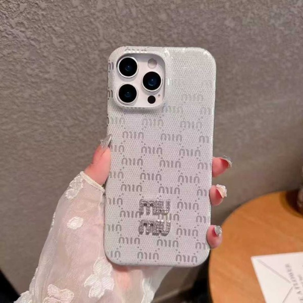 ミュウミュウ MiuMiuブランドiphone 16 17 pro 15 plus 16 pro maxケースハイブランド アイフォン16 plus15 14+ 16 17pro max カバーレディースメンズ激安セレブ愛用全機種対応ハイブランドケース パロディiphone17 air 16 15 14/13 pro max スマホケース コピー