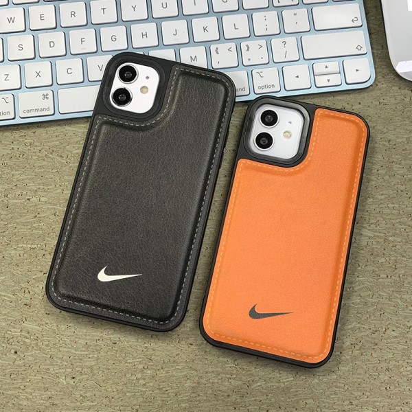 Nikeブランド iphone13Pro max/13プロ/13ケース 純色 運動風 ナイキ アイフォン12Pro max/12Pro/12カバー 高品質 レザー 防水 アイフォン11/11プロ/11pro max/se2ケース 