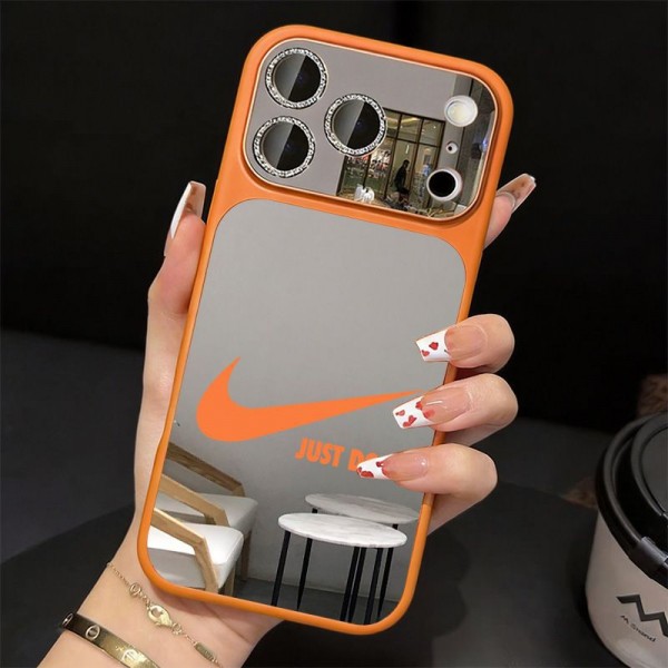 Nike ナイキブランドiphone 16 17 pro 15 plus 16 pro max 17eケースiphone16 17 pro air 14 15 16 plus 17ケースカバースタンド付き韓国風セレブ愛用 iphone 17e 16 15 17 air アイフォン17 16 15 14 13pro maxケース ジャケットスマホケース コピーセレブ愛用全機種対応ハイブランドケース パロディ