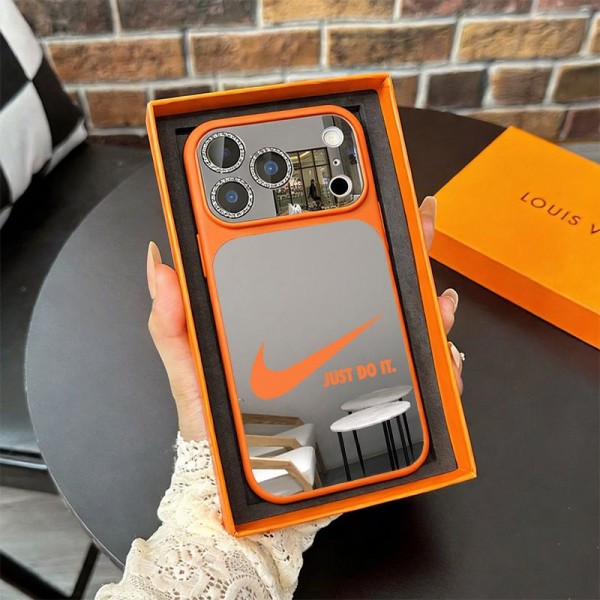 Nike ナイキブランドiphone 16 17 pro 15 plus 16 pro max 17eケースiphone16 17 pro air 14 15 16 plus 17ケースカバースタンド付き韓国風セレブ愛用 iphone 17e 16 15 17 air アイフォン17 16 15 14 13pro maxケース ジャケットスマホケース コピーセレブ愛用全機種対応ハイブランドケース パロディ