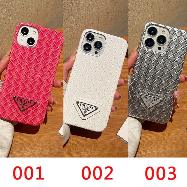 Prada  galaxy S22/S22+/S22 Ultraスマホケース レディース向け プラダ アイフォン13Pro max/13Pro/13スマホケース キラキラ ギャラクシー 編み物のパターン プラダハイブランド 人気モノ