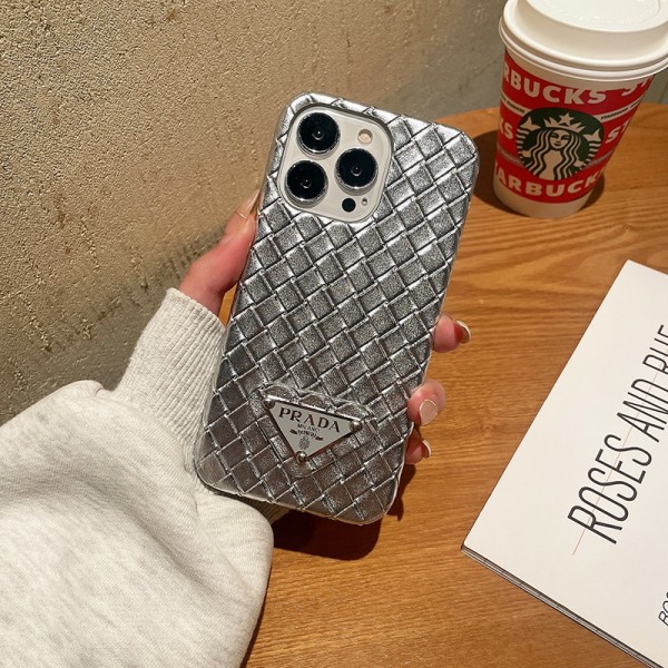 Prada  galaxy S22/S22+/S22 Ultraスマホケース レディース向け プラダ アイフォン13Pro max/13Pro/13スマホケース キラキラ ギャラクシー 編み物のパターン プラダハイブランド 人気モノ