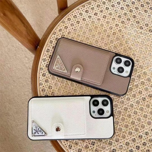 Prada プラダハイブランド アイフォン16 plus15 14+ 16 pro max レディースメンズ激安おしゃれiphone 16  pro max15 14 13 12 ケース 手帳型バッグ型iphone 16/14 pro/15 pro max 16 plus カバー ストラップ付 カード入れiphone16 pro 14 15 16 plusケースカバースタンド付き